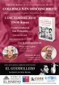 Afiche de promoción del lanzamiento de libro y presentación de documental en San Fernando (fecha errónea)